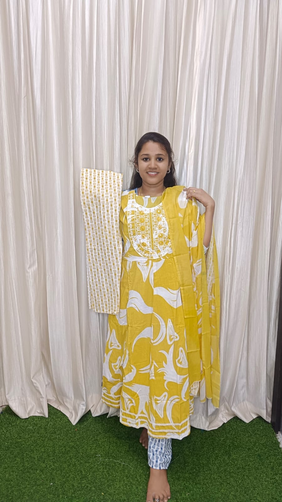 Cotton umbrella 3 piece set