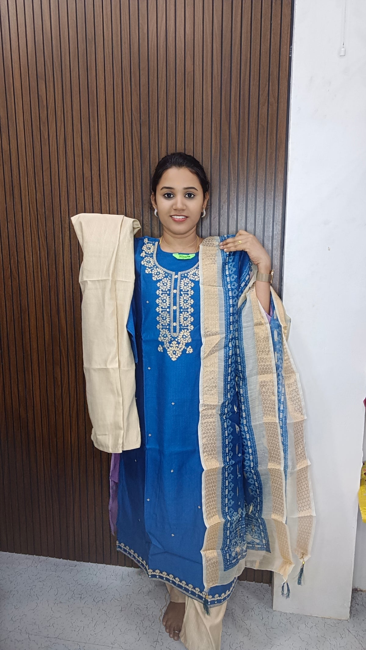 Kurti with pant and dupatta