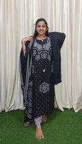 Side open kurti set
