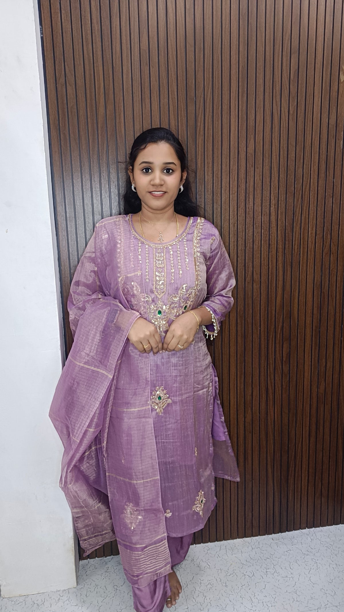 Kurti with pant and dupatta