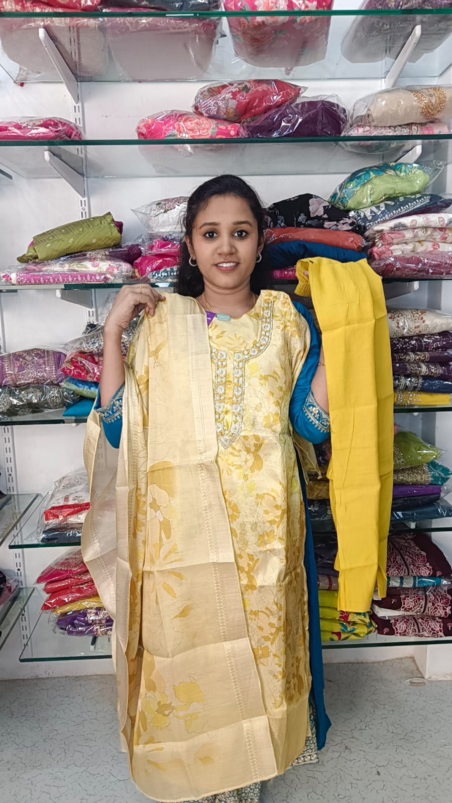 Side open kurti set