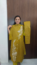 Designer Cotton Coord Set Collections mustard
