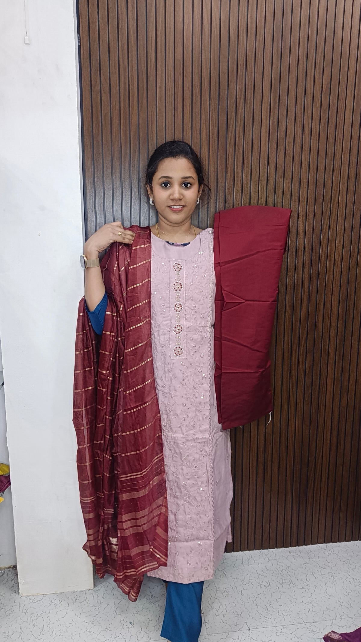 Kurti with pant and dupatta