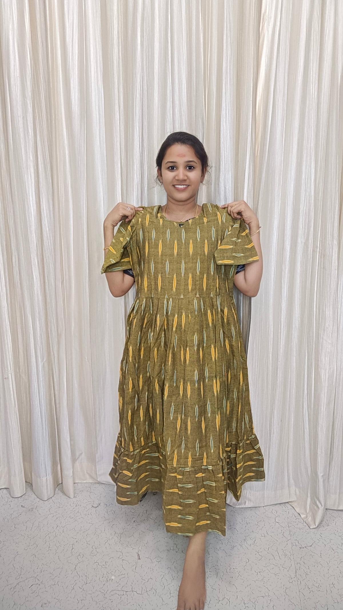 Ikkat maxi
