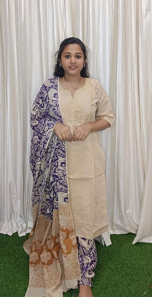 Traditional Mangalgiri 3 piece set