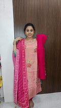 Kurti with pant and dupatta
