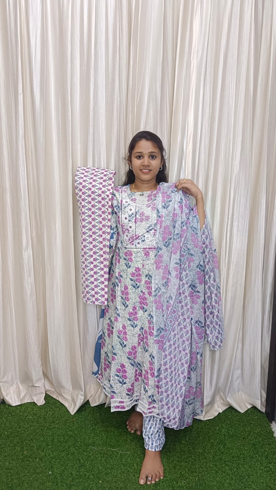 Cotton umbrella 3 piece set