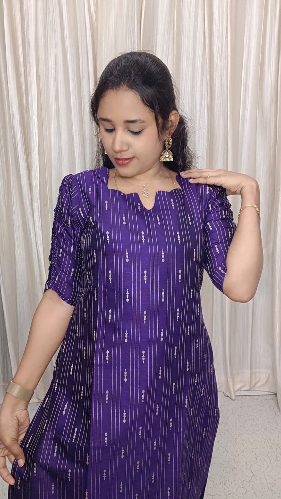 SB1089-Susmi Brand Premium Raw silk Kurti set