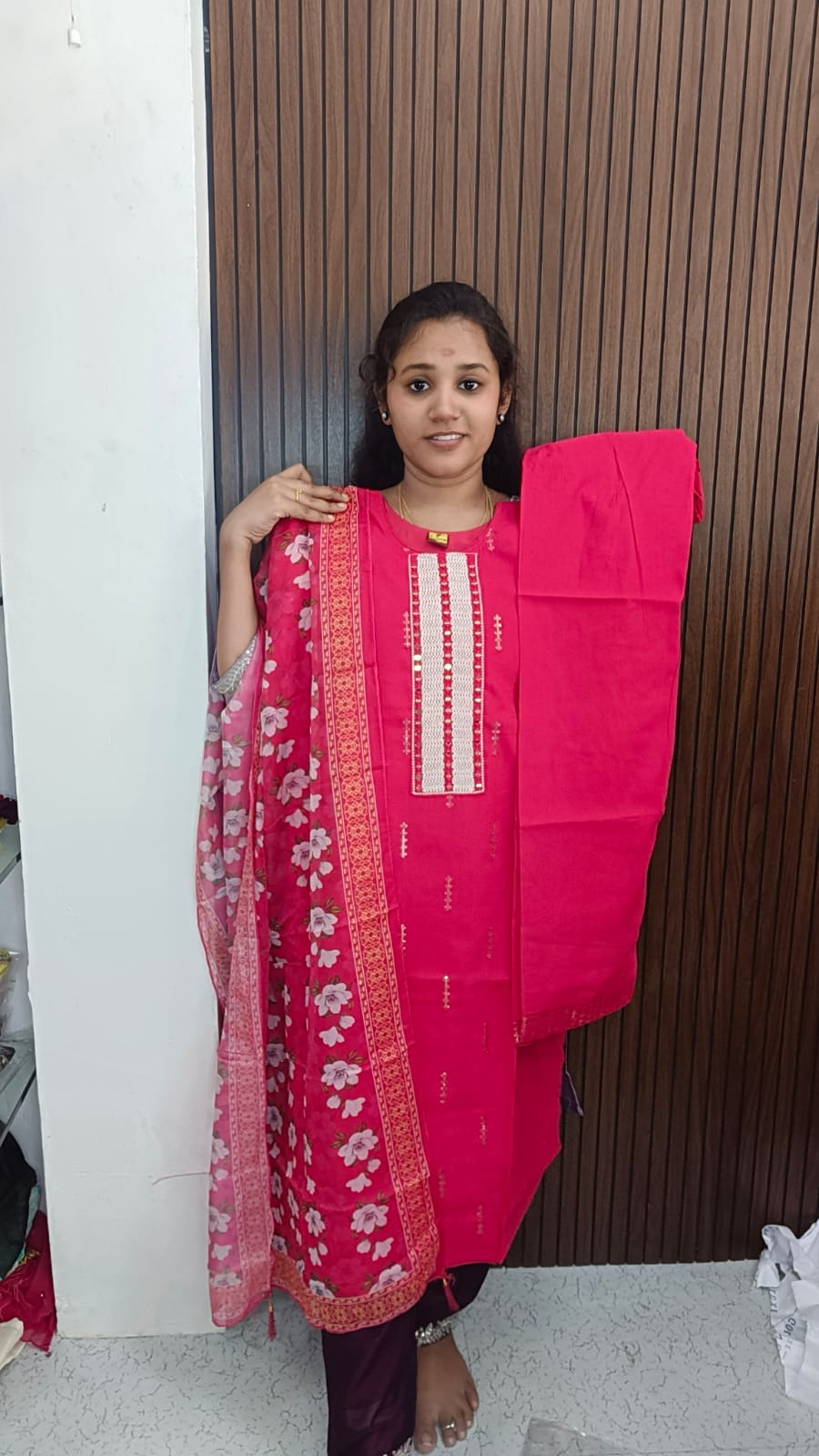 Kurti with pant and dupatta