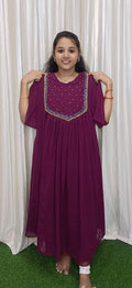 Hand work kurtis
