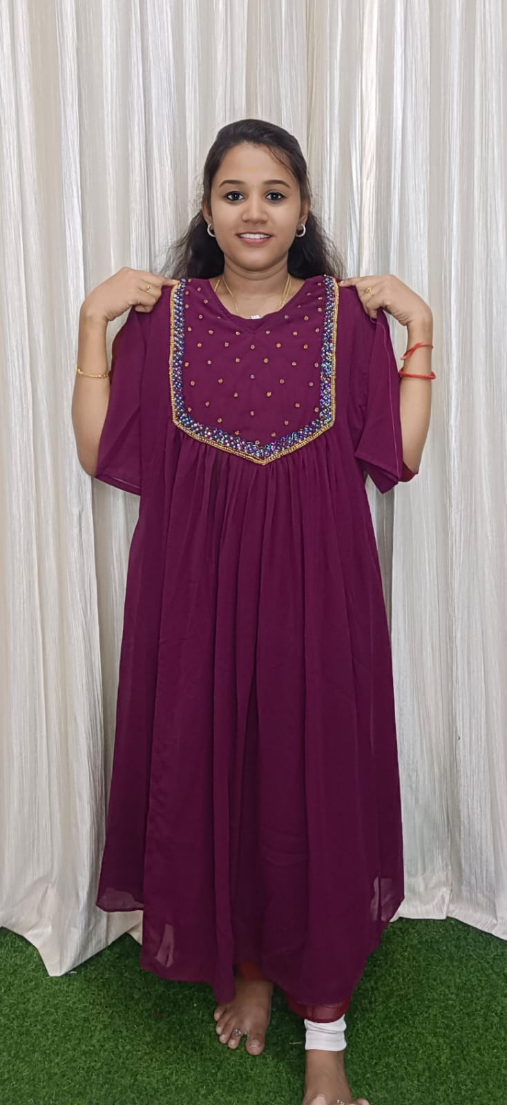 Hand work kurtis