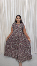SB102-Customised Kalamkari maxi black