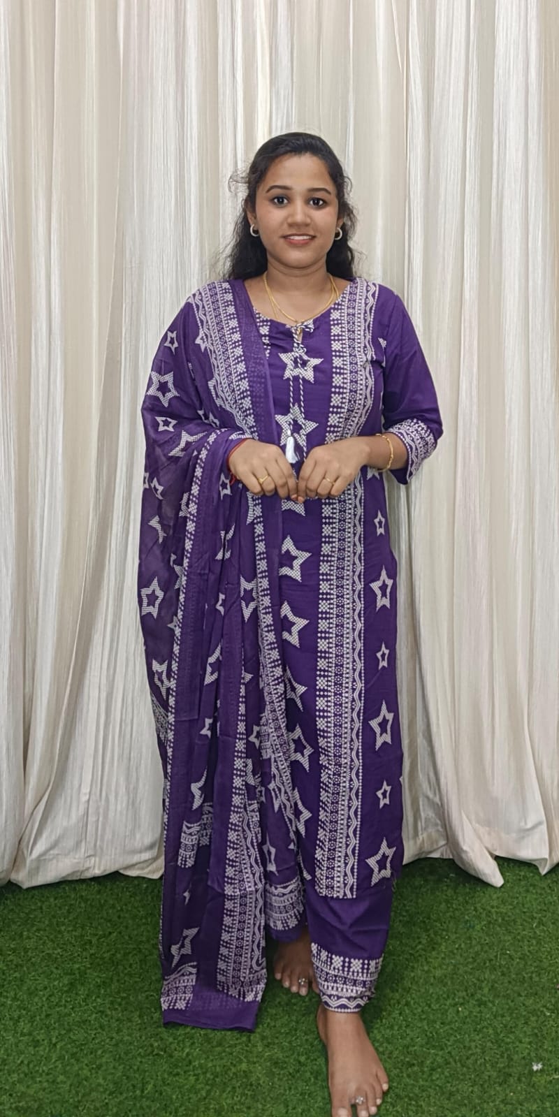 Side open kurti set