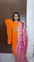 Kurti with pant and dupatta