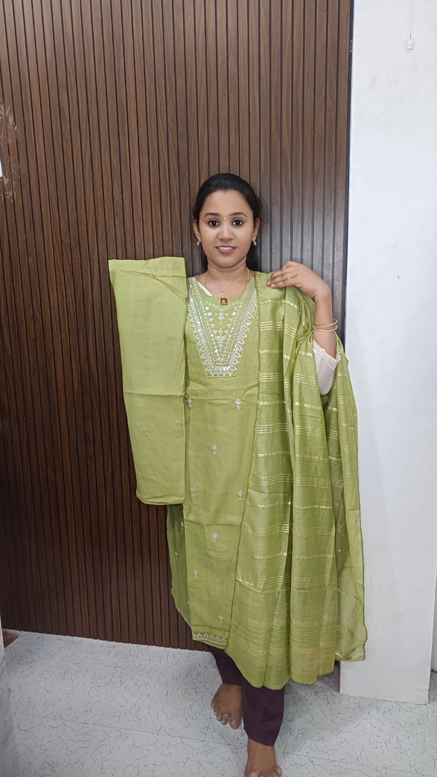 Kurti with pant and duppata