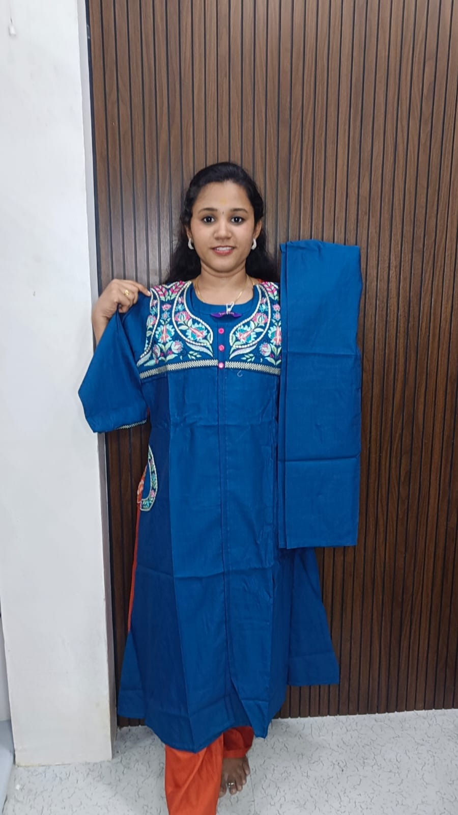 Stylish Aline Coord set with 3/4 sleeve 007