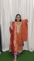Kurti with pant and dupatta plus size