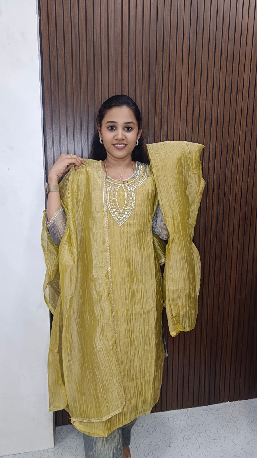 Kurti with pant and dupatta