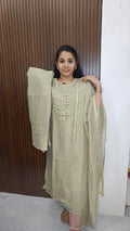 Kurti with pant and dupatta