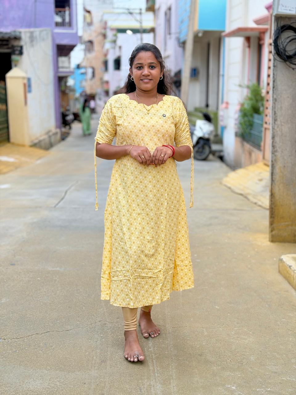 Customized aline kurti