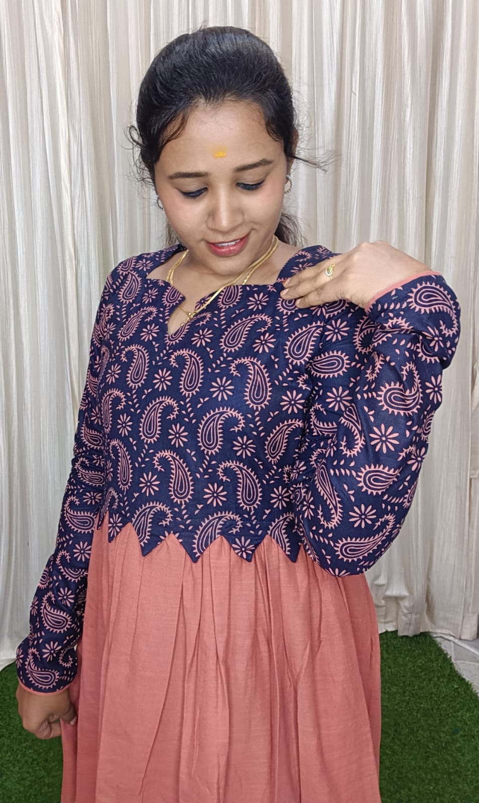 Customized Linen Maxi