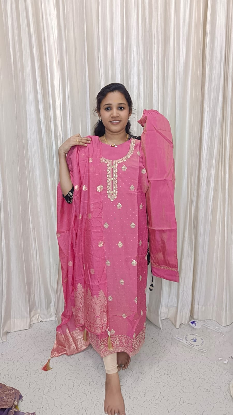 Kurti with pant and dupatta
