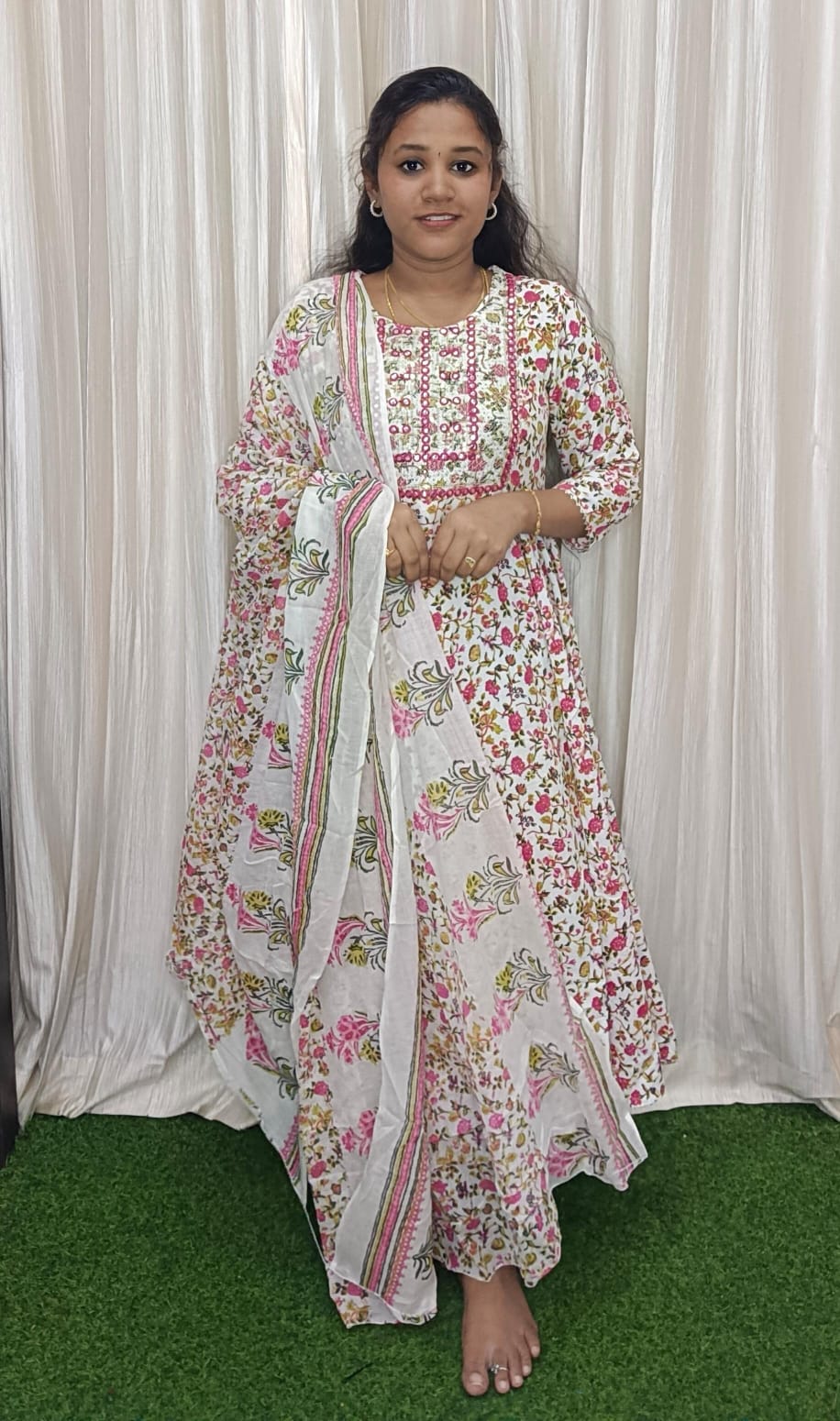 Cotton Umberalla with dupatta
