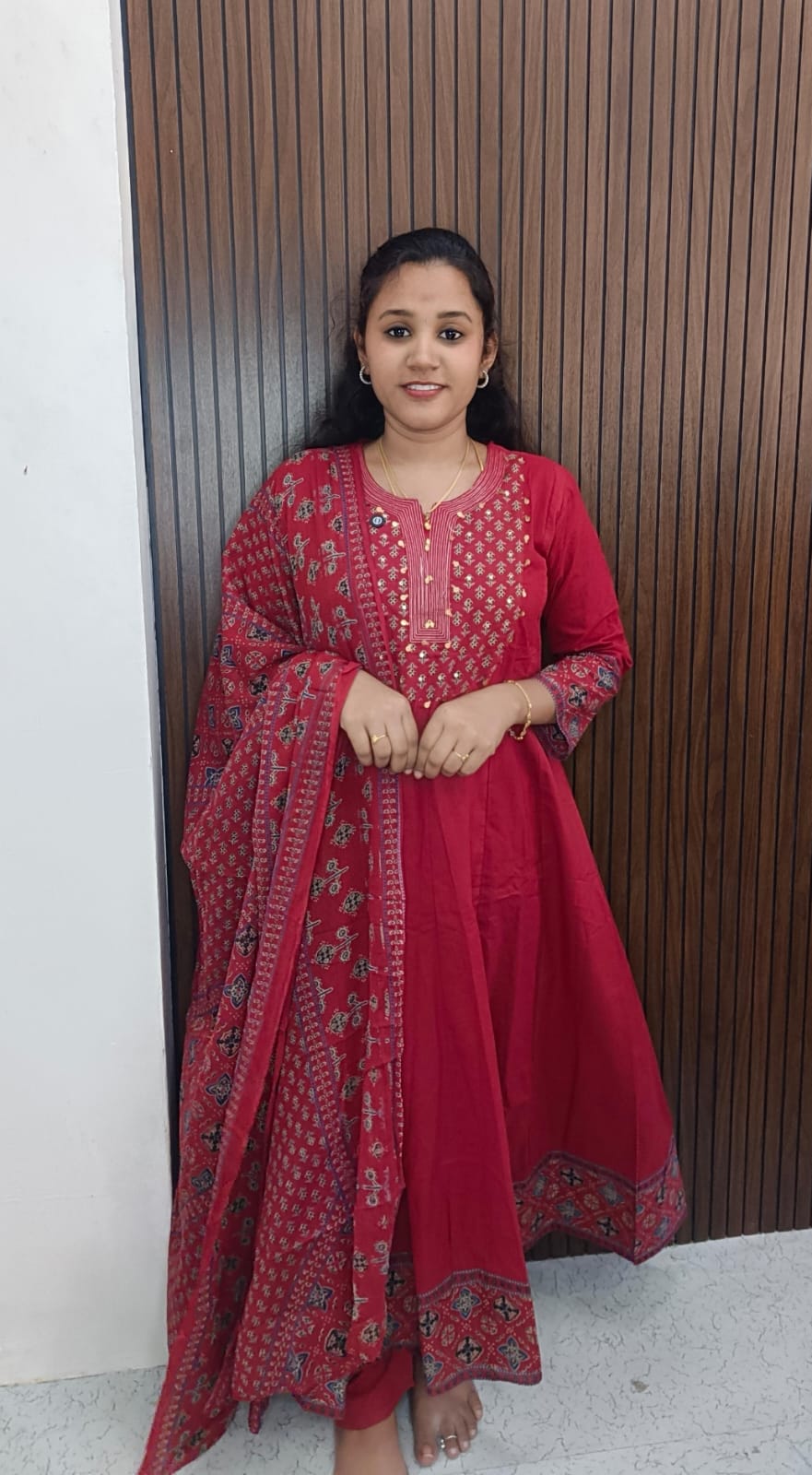 Kurti with pant and dupatta
