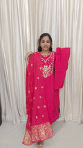 Kurti with pant and dupatta