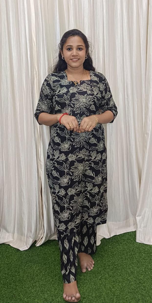 Side open 2 piece set