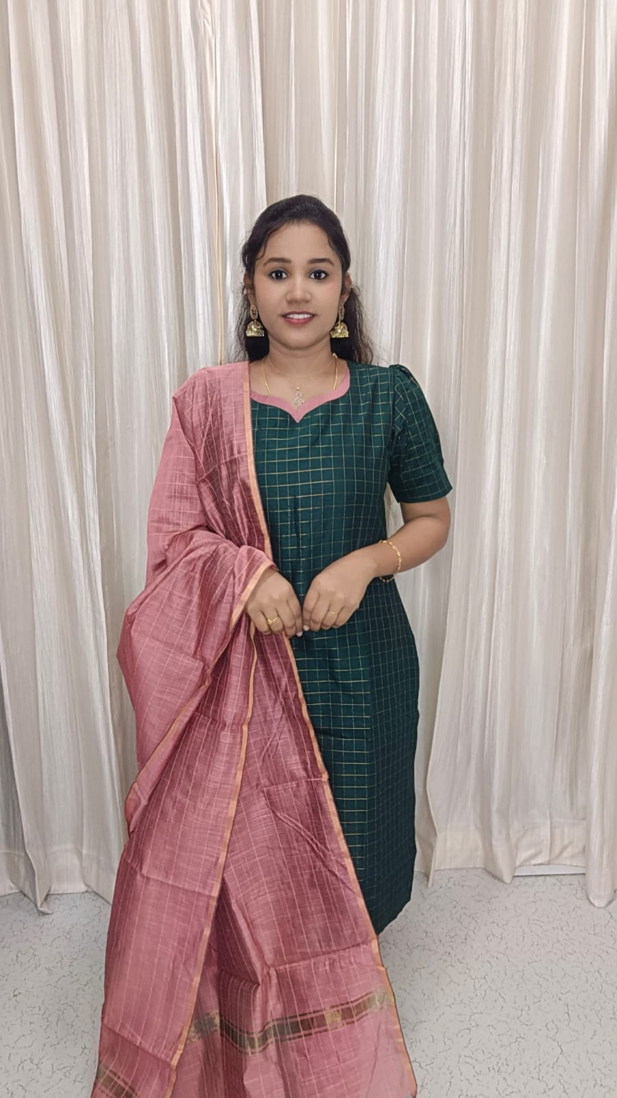 SB1086-Susmi Brand Premium Raw silk Kurti set