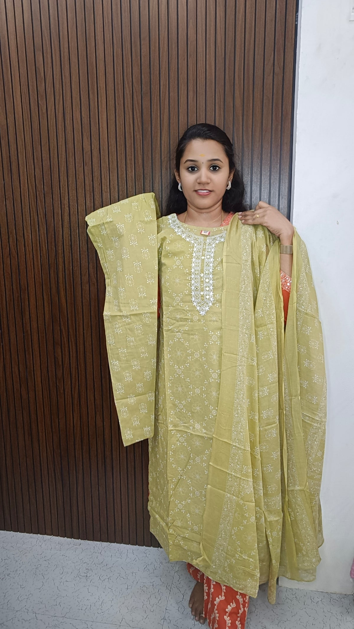 Cotton side open Kurtis sets