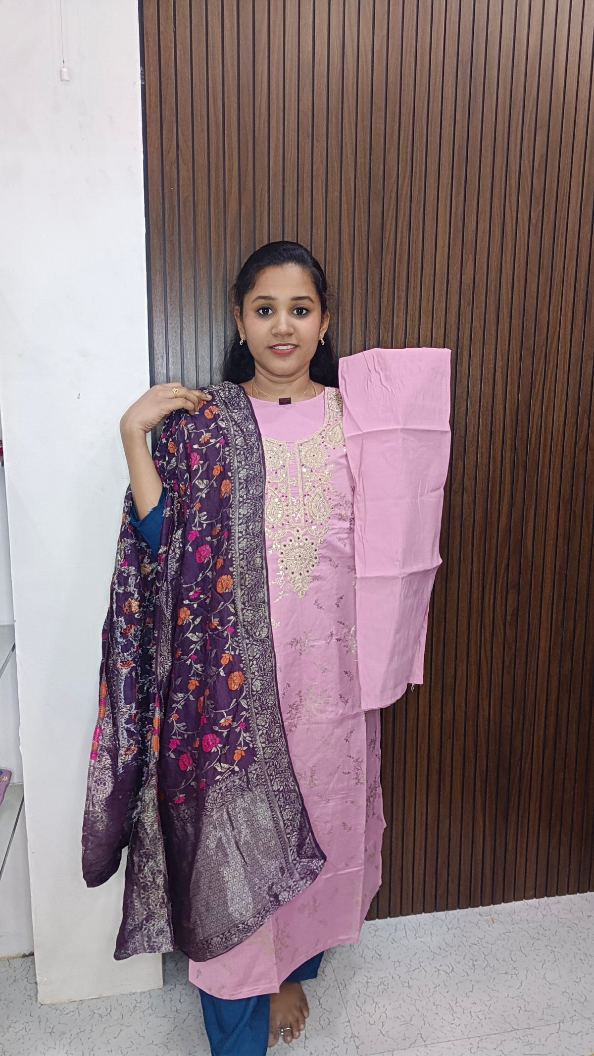 Kurti with pant and dupatta